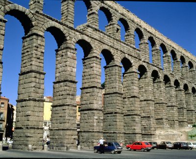 View of the Roman Aqueduct by Roman